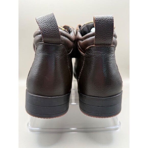 Lee Cooper Mens Brown Leather Ankle Chukka Boots Size US 9 EU 42 UK 8 - Picture 3 of 7